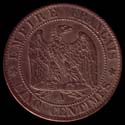5 centimes 1862